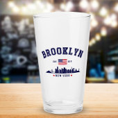 Brooklyn Ney York Vintage Glas