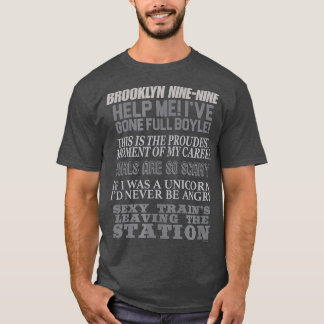 Brooklyn Nine-Nine Charles Boyle Quote Mash-up T-shirt