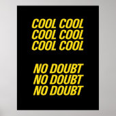 Brooklyn Nine Nine Cool cool Poster (Voorkant)