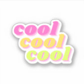 Brooklyn Nine-Nine Sticker - cool (Voorkant)