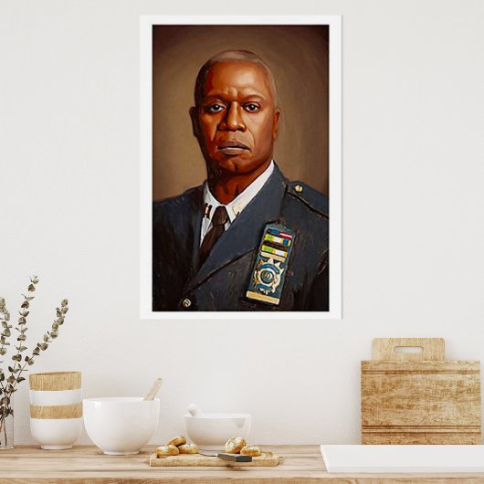 Brooklyn Nine Raymond Holt Portrait Print F (Keuken)