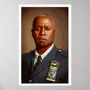 Brooklyn Nine Raymond Holt Portret Print