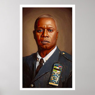 Brooklyn Nine Raymond Holt Portret Print