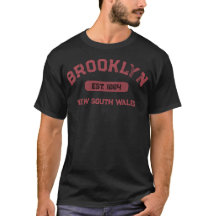 Brooklyn NSW 1884 Antiek Design Rood Zwart