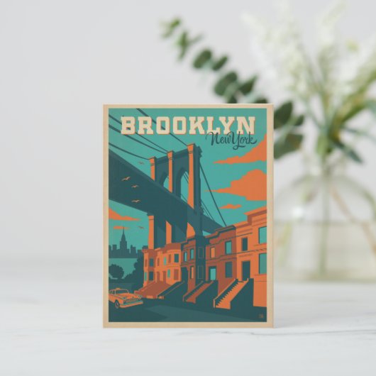 Brooklyn, NY Briefkaart (Staand voorkant)