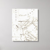 Brooklyn NY Transit System Map (1912) Canvas Afdruk (Voorkant)