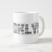 Brooklyn NY Typografiedesign Grote Koffiekop (Voorkant rechts)