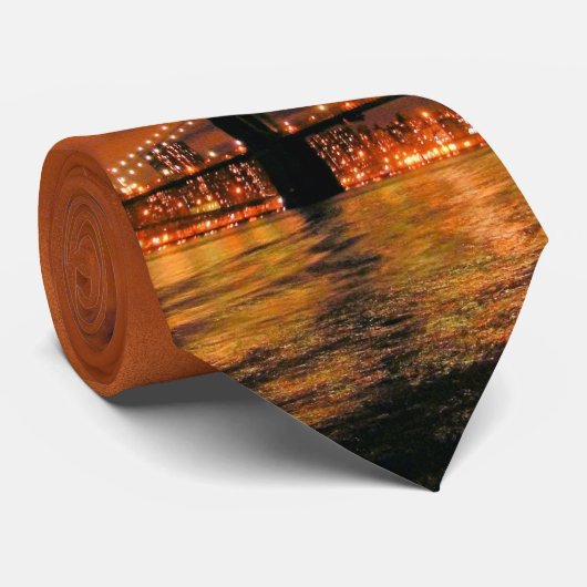 Brooklyn NY uit het Hudson-Stropdas Stropdas (Opgerold)