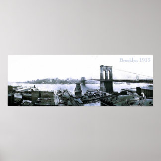 Brooklyn NYC 1913 Poster