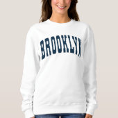 Brooklyn NYC  College Style Sweatshirt (Voorkant)