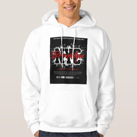 BROOKLYN NYC HOODIE (Voorkant)