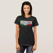 Brooklyn NYC Italiaans basic T-shirt (Voorkant volledig)