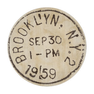 brooklyn nyc new york city trendy postage snijplank