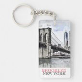 Brooklyn NYC New York Sleutelhanger (Voorkant)