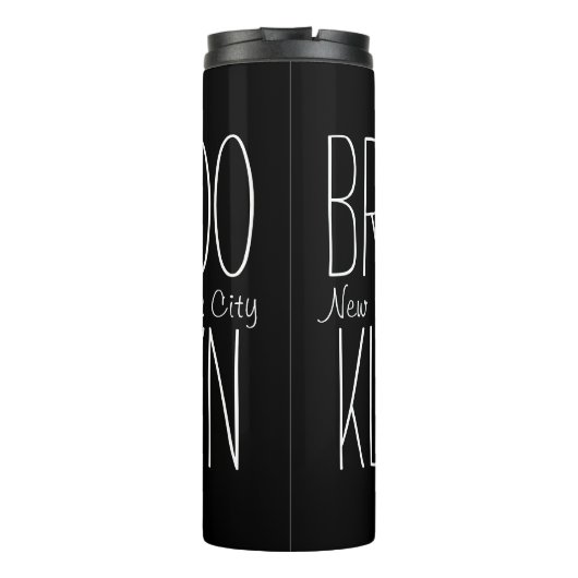 Brooklyn NYC Thermosbeker (Achterkant)