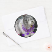BROOKLYN PAARSE HAWAII-STICKERS RONDE STICKER (Envelop)