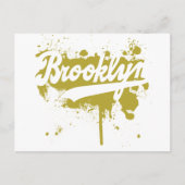 Brooklyn Painted Mustard Briefkaart (Voorkant)