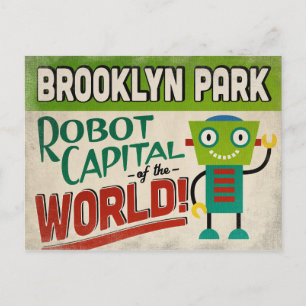 Brooklyn Park Minnesota Robot - Funny  Briefkaart