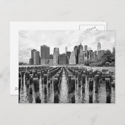 Brooklyn Pier Pylons Briefkaart (Voorkant / Achterkant)