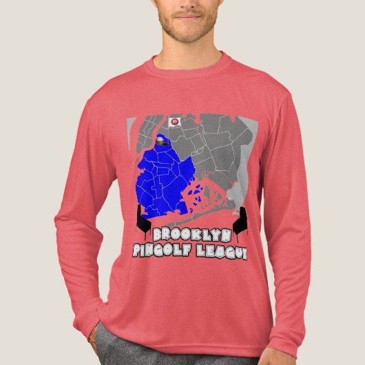 Brooklyn PinGolf League Tri-Blend Shirt (Voorkant volledig)