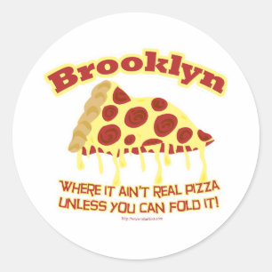 Brooklyn Pizza Ronde Sticker