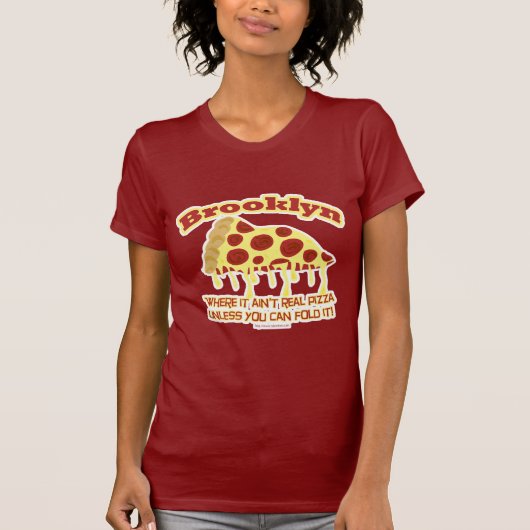 Brooklyn Pizza T-shirt (Voorkant)