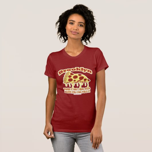 Brooklyn Pizza T-shirt (Voorkant volledig)