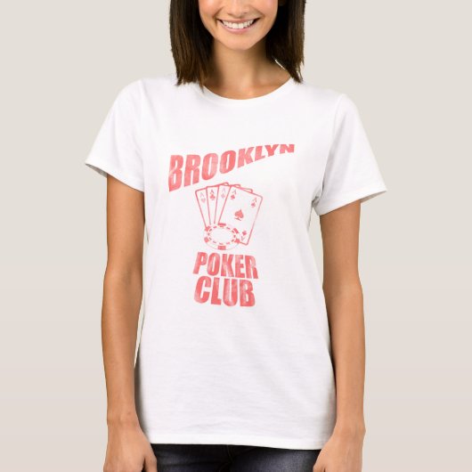 BROOKLYN POKER CLUB T SHIRT (Voorkant)