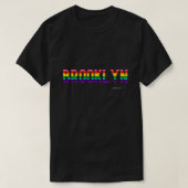 Brooklyn Pride Hoodie | Regenboogvlag T-shirt (Design voorkant)