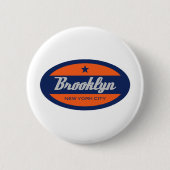 *Brooklyn Ronde Button 5,7 Cm (Voorkant)
