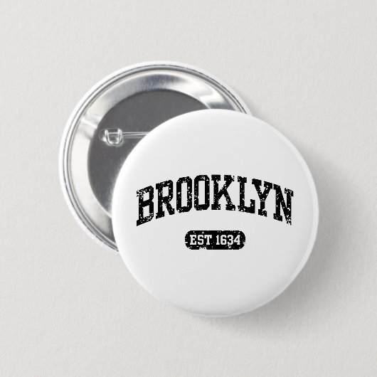 Brooklyn Ronde Button 5,7 Cm (Voorkant /achterkant)