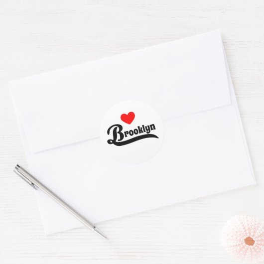 Brooklyn Ronde Sticker (Envelop)