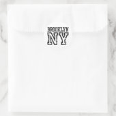 Brooklyn Ronde Sticker (Tas)