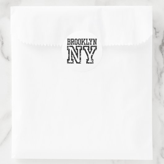 Brooklyn Ronde Sticker (Tas)