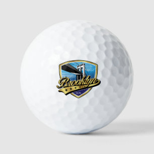 Brooklyn Schild en Swoosh Ontwerp Golfballen