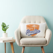 Brooklyn Schild met Swoosh-ontwerp Kussen (Stoel)