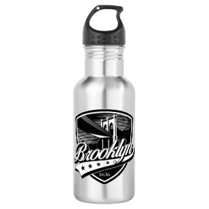 Brooklyn Schild met Swoosh-ontwerp Waterfles