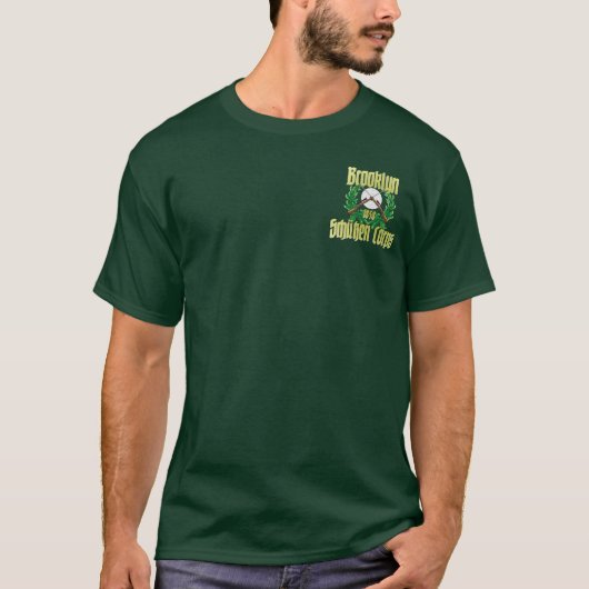 Brooklyn Schützen Corps t-shirt (klein logo) (Voorkant)