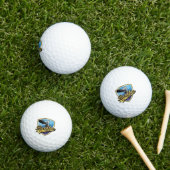 Brooklyn Shield en Swoosh Design Golfballen (Insitu Gras)