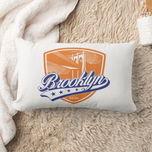 Brooklyn Shield met Swoosh Design Kussen (Deken)