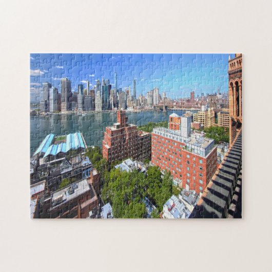 Brooklyn Silhouet. Legpuzzel (Horizontaal)