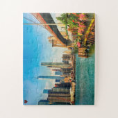 Brooklyn Silhouette New York Legpuzzel (Verticaal)