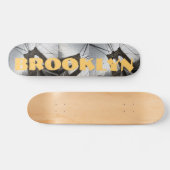 Brooklyn skateboard bruggen spinnenwebben NYC (Horizontaal)