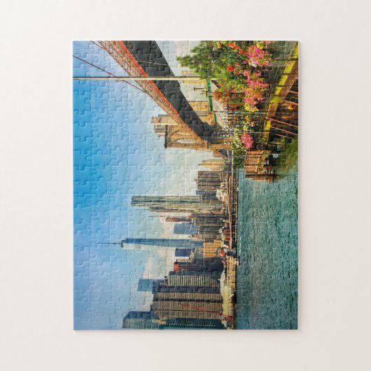 Brooklyn Skyline. Jigzaag Puzzle Legpuzzel (Verticaal)