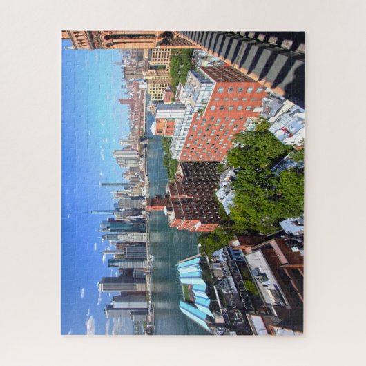 Brooklyn Skyline.Kerstgroetings Legpuzzel (Verticaal)