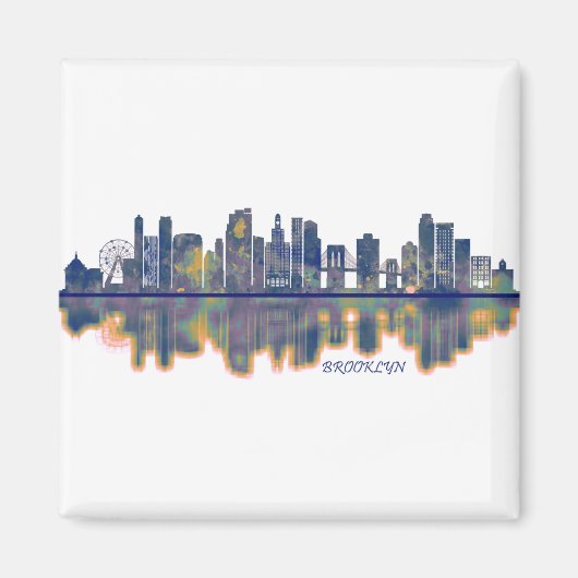 Brooklyn Skyline Magneet (Voorkant)