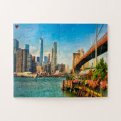 Brooklyn Skyline New York Legpuzzel (Horizontaal)