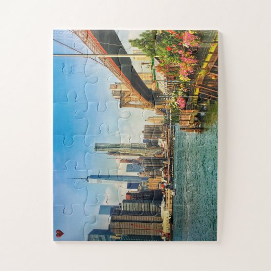 Brooklyn Skyline New York Legpuzzel (Verticaal)