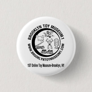 BROOKLYN SPEELGOED MUSEUM 1 RONDE BUTTON 3,2 CM