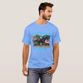 Brooklyn Strong Horseracing Blue T-shirt (Voorkant volledig)